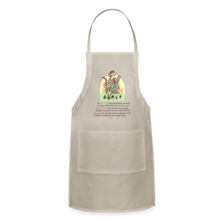 Load image into Gallery viewer, FEEDING THE WOKEDILE (with graphic) - Adjustable Apron - natural