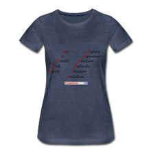 Load image into Gallery viewer, BIDEN-HARRIS - Women’s Premium T-Shirt - heather blue