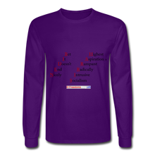 Load image into Gallery viewer, BIDEN-HARRIS - Men's Long Sleeve T-Shirt - purple