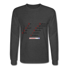 Load image into Gallery viewer, BIDEN-HARRIS - Men's Long Sleeve T-Shirt - heather black