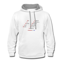 Load image into Gallery viewer, BIDEN-HARRIS - Contrast Hoodie - white/gray