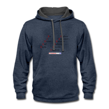 Load image into Gallery viewer, BIDEN-HARRIS - Contrast Hoodie - indigo heather/asphalt