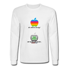 Load image into Gallery viewer, JUST WATCH WHAT YOU SAY - Men's Long Sleeve T-Shirt - white