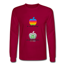 Load image into Gallery viewer, JUST WATCH WHAT YOU SAY - Men's Long Sleeve T-Shirt - dark red