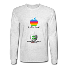 Load image into Gallery viewer, JUST WATCH WHAT YOU SAY - Men's Long Sleeve T-Shirt - light heather gray