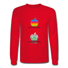Load image into Gallery viewer, JUST WATCH WHAT YOU SAY - Men's Long Sleeve T-Shirt - red