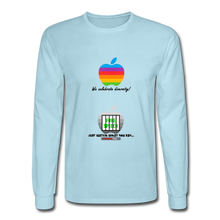Load image into Gallery viewer, JUST WATCH WHAT YOU SAY - Men's Long Sleeve T-Shirt - powder blue