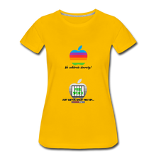 Load image into Gallery viewer, JUST WATCH WHAT YOU SAY - Women’s Premium T-Shirt - sun yellow