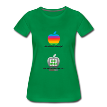 Load image into Gallery viewer, JUST WATCH WHAT YOU SAY - Women’s Premium T-Shirt - kelly green