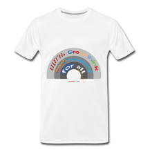 Load image into Gallery viewer, GROUPTHINK RAINBOW - Men's Premium T-Shirt - white