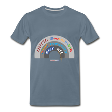 Load image into Gallery viewer, GROUPTHINK RAINBOW - Men's Premium T-Shirt - steel blue