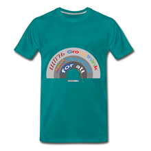 Load image into Gallery viewer, GROUPTHINK RAINBOW - Men's Premium T-Shirt - teal