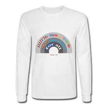 Load image into Gallery viewer, GROUPTHINK RAINBOW - Men's Long Sleeve T-Shirt - white