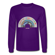 Load image into Gallery viewer, GROUPTHINK RAINBOW - Men's Long Sleeve T-Shirt - purple