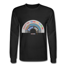 Load image into Gallery viewer, GROUPTHINK RAINBOW - Men's Long Sleeve T-Shirt - black