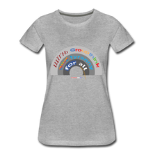 Load image into Gallery viewer, GROUPTHINK RAINBOW - Women’s Premium T-Shirt - heather gray