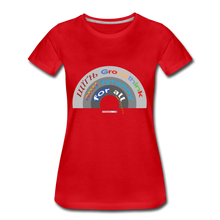Load image into Gallery viewer, GROUPTHINK RAINBOW - Women’s Premium T-Shirt - red