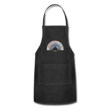 Load image into Gallery viewer, GROUPTHINK RAINBOW - Adjustable Apron - black