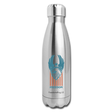 Load image into Gallery viewer, FREEDOM - Insulated Stainless Steel Water Bottle - silver
