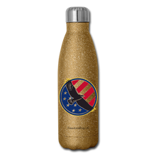 Load image into Gallery viewer, SOARING EAGLE - Insulated Stainless Steel Water Bottle - gold glitter