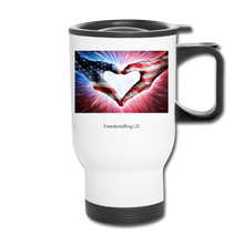 Load image into Gallery viewer, A PATRIOT'S HANDS - Travel Mug - white