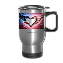 Load image into Gallery viewer, A PATRIOT'S HANDS - Travel Mug - silver