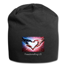 Load image into Gallery viewer, A PATRIOT'S HANDS - Jersey Beanie - black