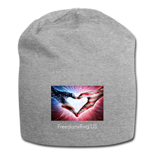 Load image into Gallery viewer, A PATRIOT'S HANDS - Jersey Beanie - heather gray