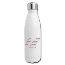 Load image into Gallery viewer, DOESN'T END NICELY - Insulated Stainless Steel Water Bottle - white
