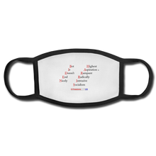 Load image into Gallery viewer, DOESN'T END NICELY - Face Mask - white/black