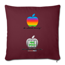 Load image into Gallery viewer, JUST WATCH WHAT YOU SAY (style 2) - Throw Pillow Cover 18” x 18” - burgundy
