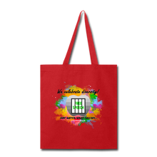 Load image into Gallery viewer, JUST WATCH WHAT YOU SAY - Tote Bag - red