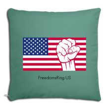 Load image into Gallery viewer, USA STRONG - Throw Pillow Cover 18” x 18” - cypress green