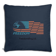 Load image into Gallery viewer, FREEDOM EAGLE - Throw Pillow Cover 18” x 18” - navy