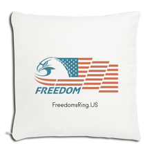 Load image into Gallery viewer, FREEDOM EAGLE - Throw Pillow Cover 18” x 18” - natural white