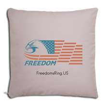 Load image into Gallery viewer, FREEDOM EAGLE - Throw Pillow Cover 18” x 18” - light taupe