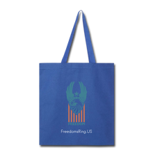 Load image into Gallery viewer, EAGLE FREEDOM - Tote Bag - royal blue