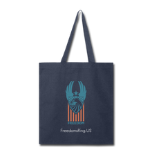 Load image into Gallery viewer, EAGLE FREEDOM - Tote Bag - navy