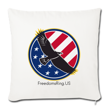 Load image into Gallery viewer, SOARING EAGLE - Throw Pillow Cover 18” x 18” - natural white