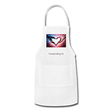 Load image into Gallery viewer, A PATRIOT'S HANDS - Adjustable Apron - white
