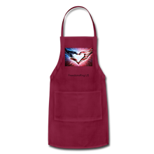 Load image into Gallery viewer, A PATRIOT'S HANDS - Adjustable Apron - burgundy