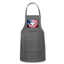 Load image into Gallery viewer, A PATRIOT'S HANDS - Adjustable Apron - charcoal