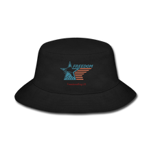 Load image into Gallery viewer, EAGLE FREEDOM - Bucket Hat - black