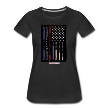 Load image into Gallery viewer, THIN LINES - Women’s Premium T-Shirt - black