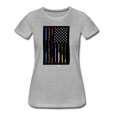 Load image into Gallery viewer, THIN LINES - Women’s Premium T-Shirt - heather gray