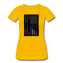 Load image into Gallery viewer, THIN LINES - Women’s Premium T-Shirt - sun yellow