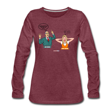 Load image into Gallery viewer, ME TOO? - Women's Premium Long Sleeve T-Shirt - heather burgundy