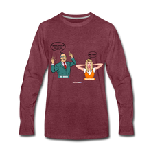 Load image into Gallery viewer, ME TOO? - Men's Premium Long Sleeve T-Shirt - heather burgundy