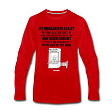 Load image into Gallery viewer, ALL WE GOT - Men's Premium Long Sleeve T-Shirt - red