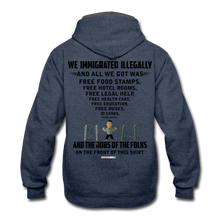 Load image into Gallery viewer, ALL WE GOT - Contrast Hoodie - indigo heather/asphalt